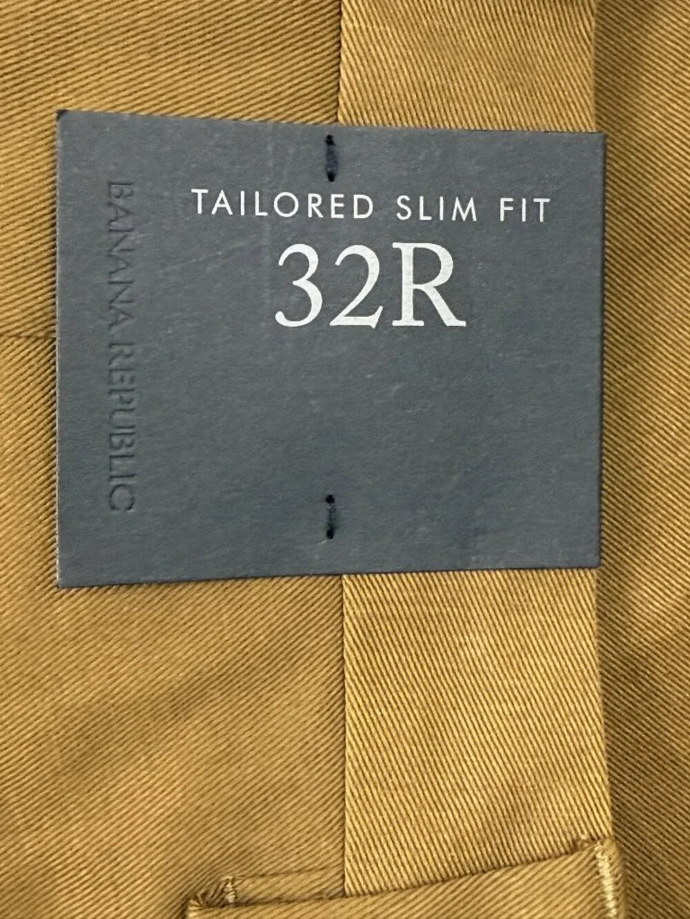 Banana Republic Italian Cotton-Linen Suit Pant Brown 32R NWT